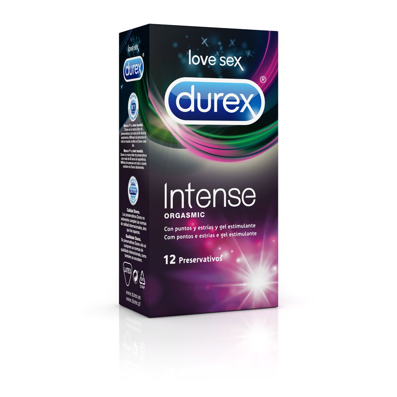 Durex Intense Orgasmic Preservativo Performance Durex Pt 6828